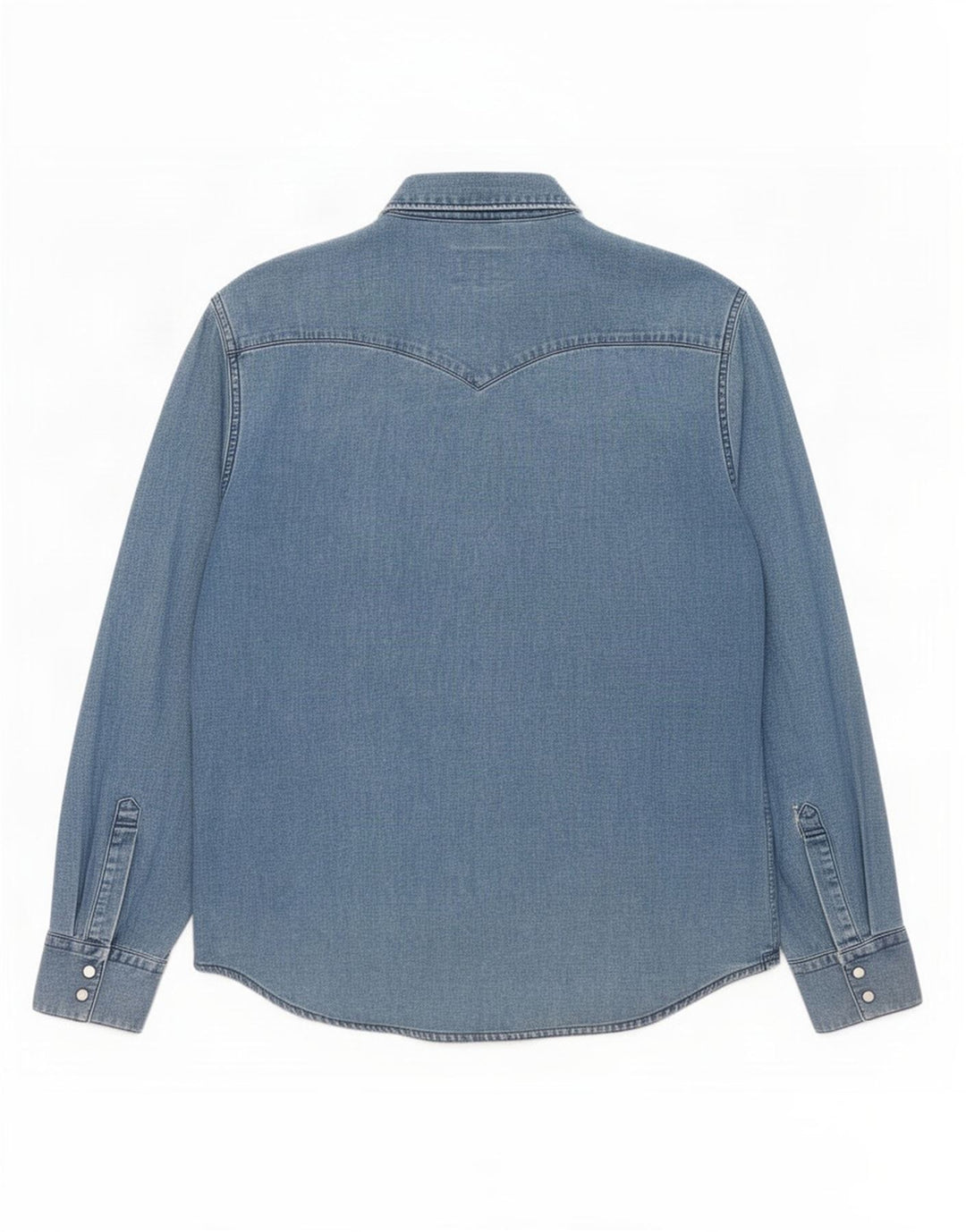 Levi's Slim Fit denimskjorte til mænd, lille blå bomuld