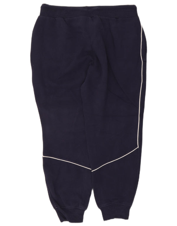 Ellesse Womens Træningsdragt Bukser Joggers UK 16 Large Navy Blue Cotton