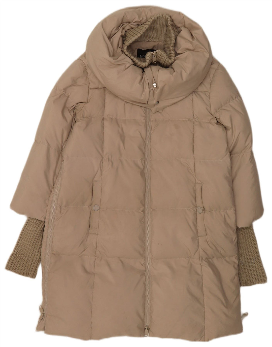 Max & Co. Polstret jakke til kvinder UK 10 Lille beige polyester