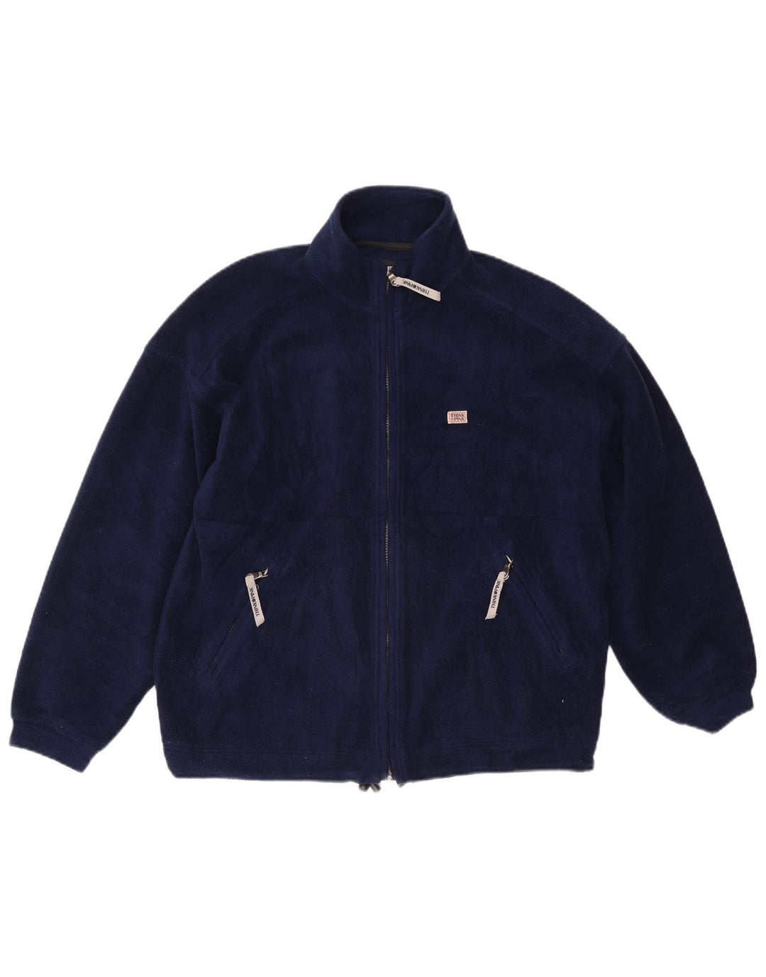 Think Pink Herre fleecejakke UK 40 Large Navy Blue