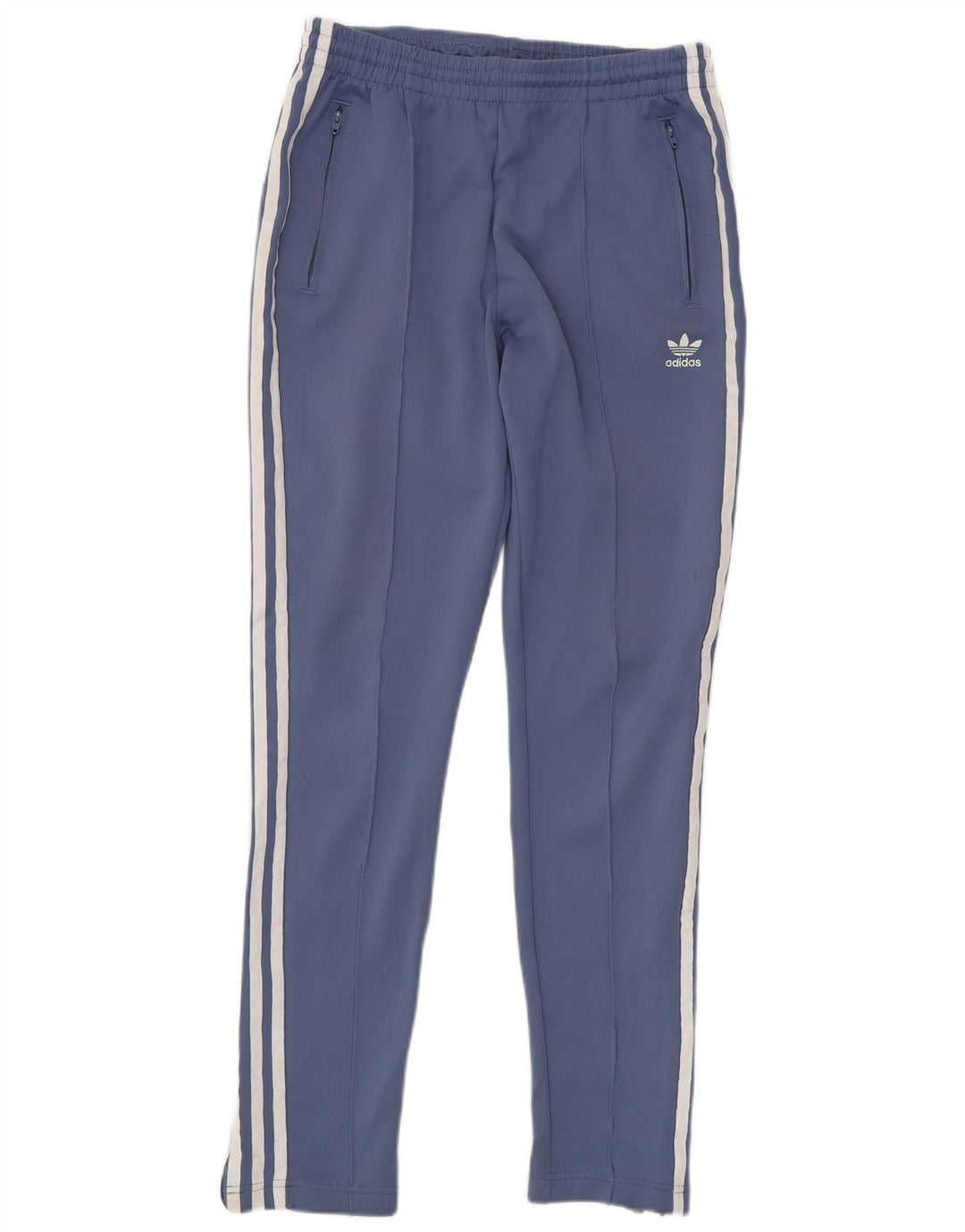 ADIDAS Womens Tracksuit Trousers UK 10 Small  Blue Polyester