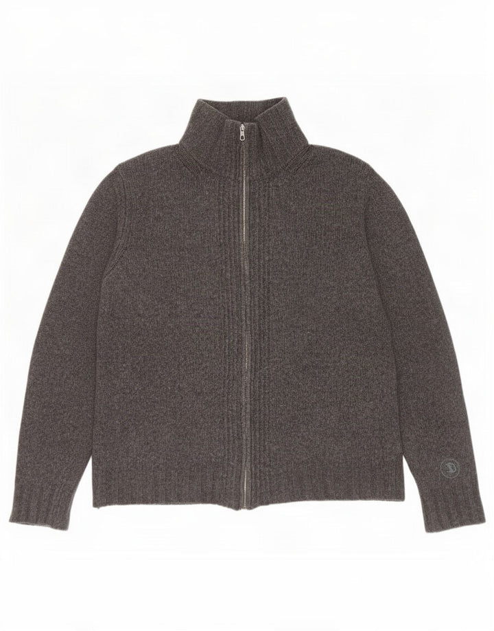 Diesel Herre cardigan sweater Medium Grey Uld
