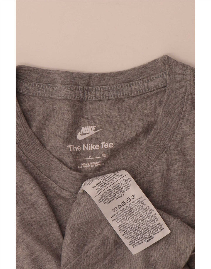 Nike T-shirt top til mænd, lille grå bomuld