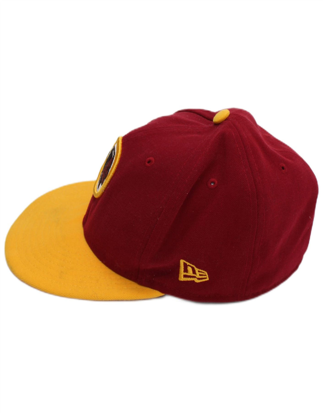 New Era Herre grafisk baseballkasket Medium Burgundy Colourblock Polyester