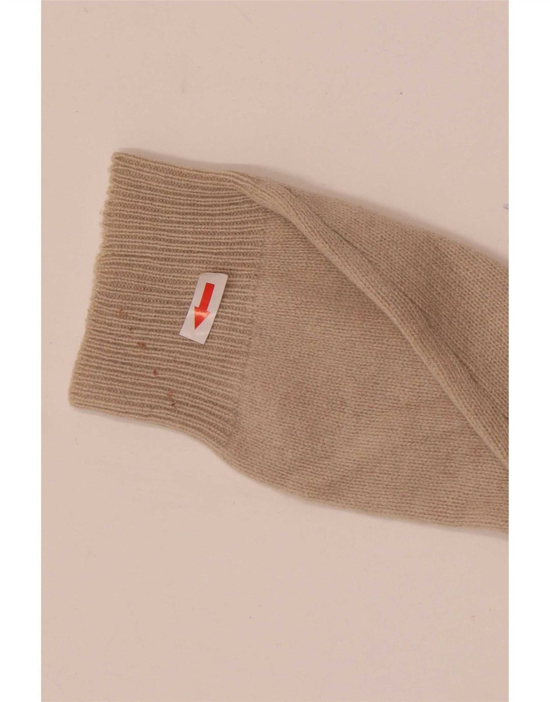 Henry Cottons Herre Zip Neck Jumper Sweater Stor Beige Virgin Wool