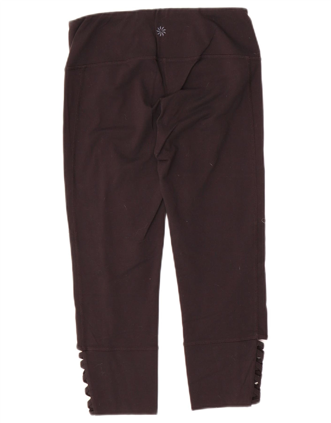 ATHLETA Capri Leggings til kvinder UK 10 Lille sort nylon