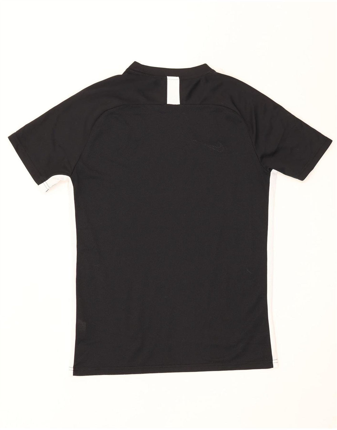 Nike Herre Dri Fit T-Shirt Top Stor Sort Colourblock Polyester