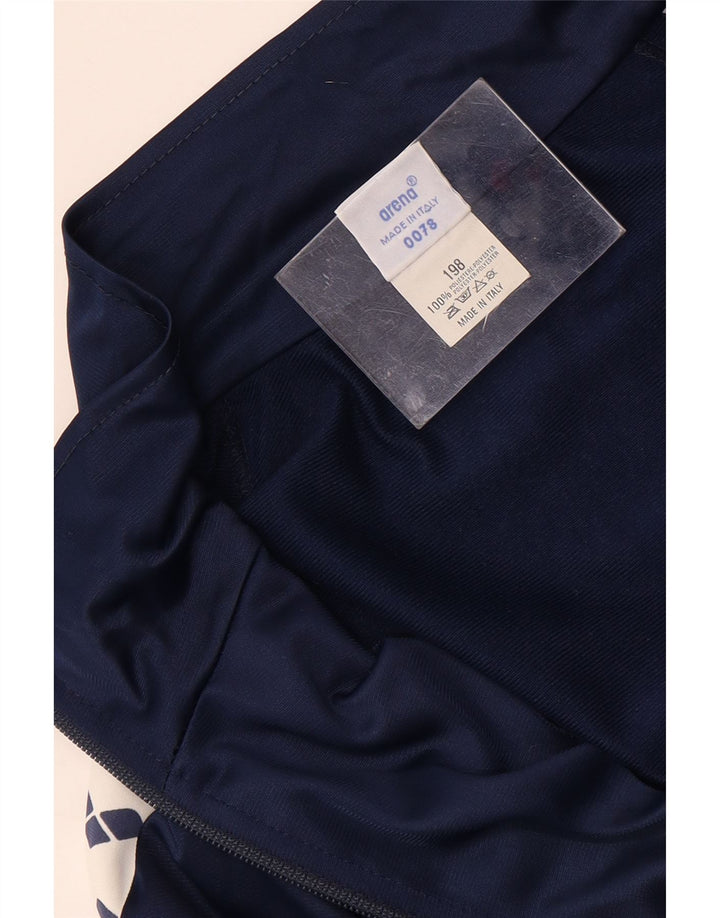 Arena Herre grafisk træningsdragt Topjakke XL Marineblå Colourblock Polyester