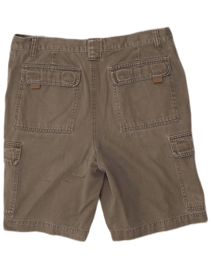 CHEROKEE Herre Cargo Shorts W34 Large Grå Bomuld