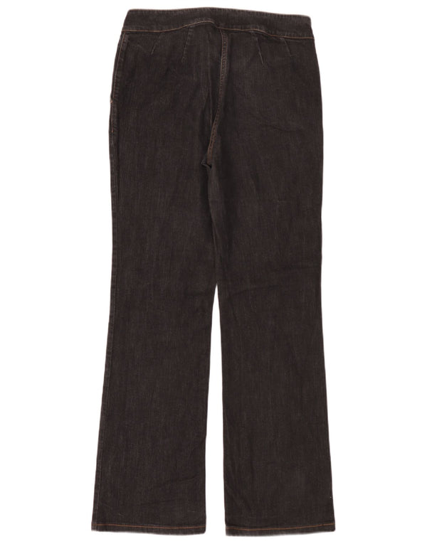 Trussardi Dame Bootcut Jeans W30 L32 Sort Bomuld