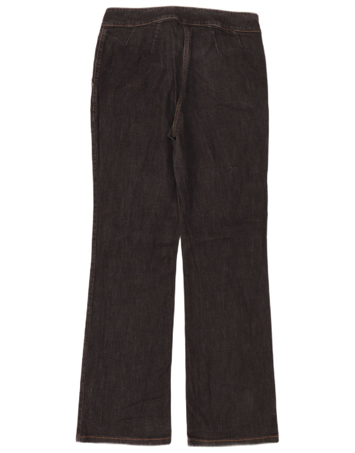 Trussardi Dame Bootcut Jeans W30 L32 Sort Bomuld