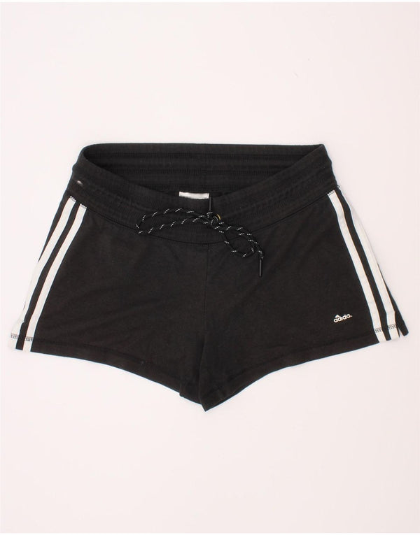 Adidas Dame Climalite Sports Shorts UK 8/10 Small Black Polyester