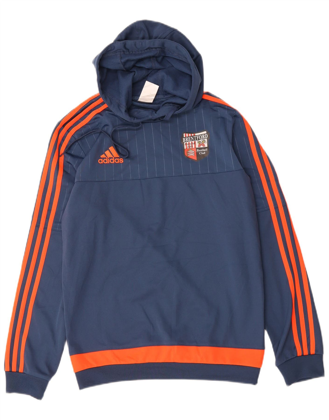 Adidas Hættetrøje til mænd Small Navy Blue Colourblock Polyester