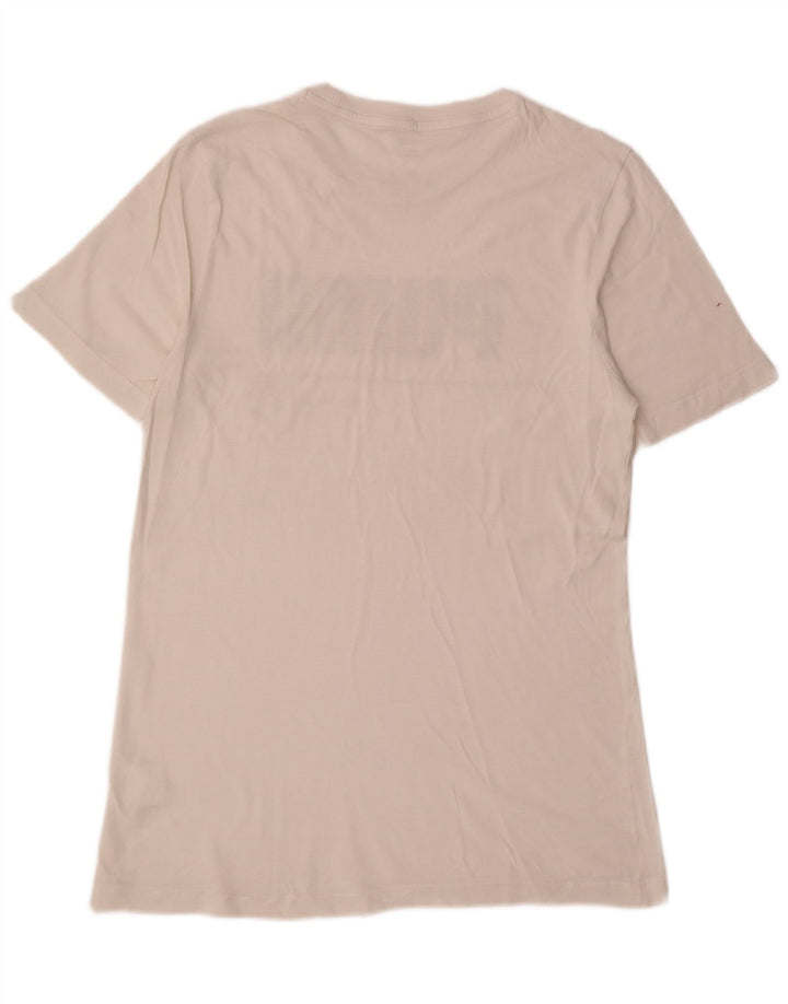 Puma Herre Grafisk T-Shirt Top Lille Hvid