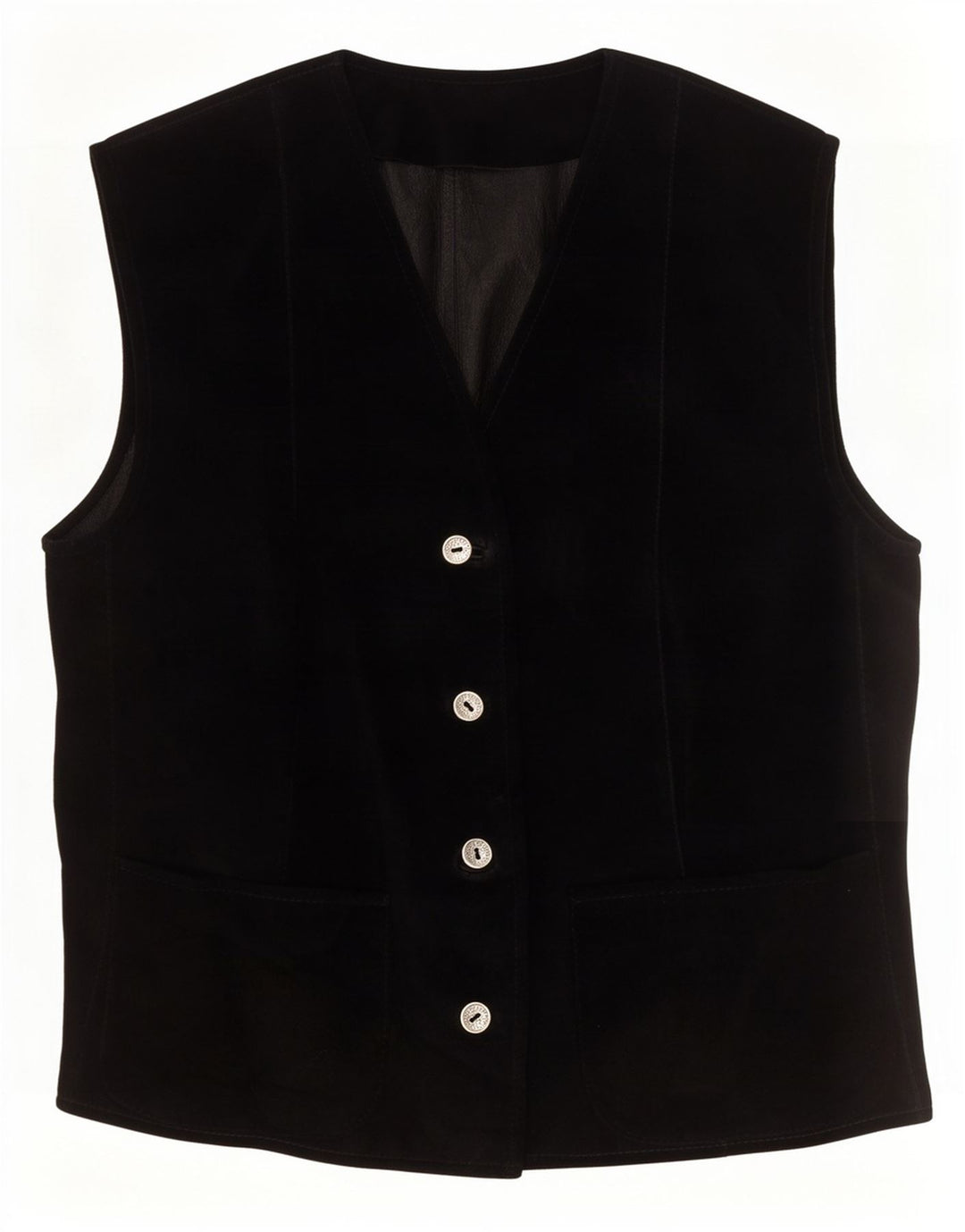 Vintage damevest UK 12 Medium Black