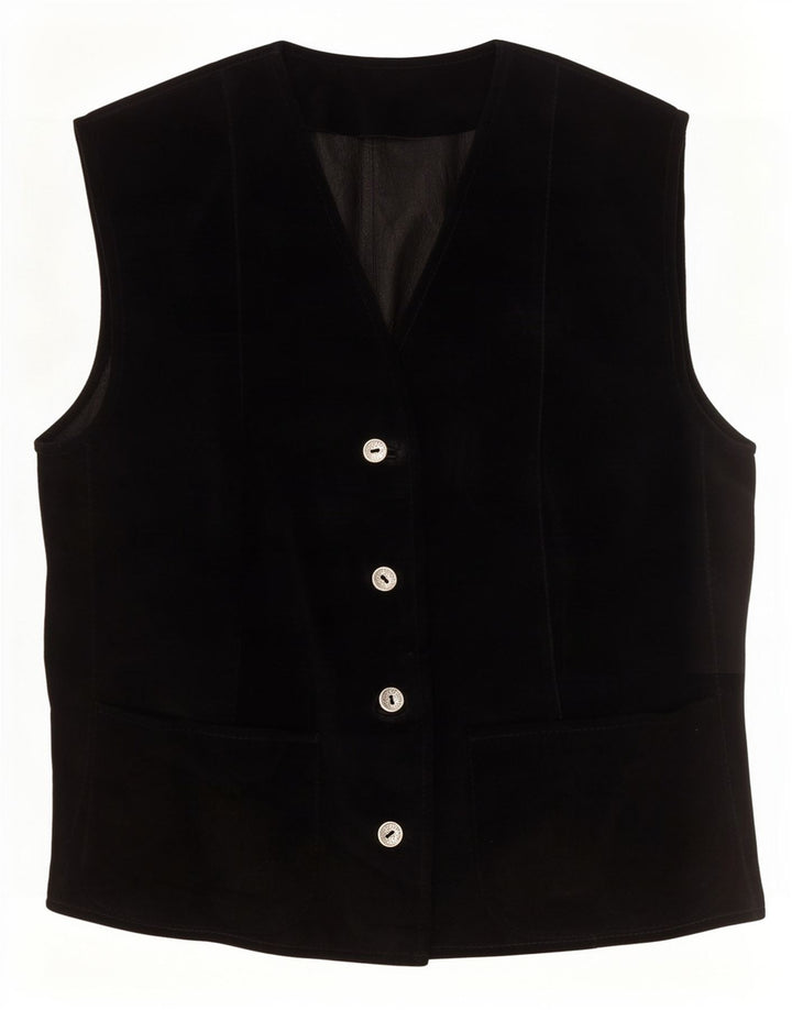 Vintage damevest UK 12 Medium Black