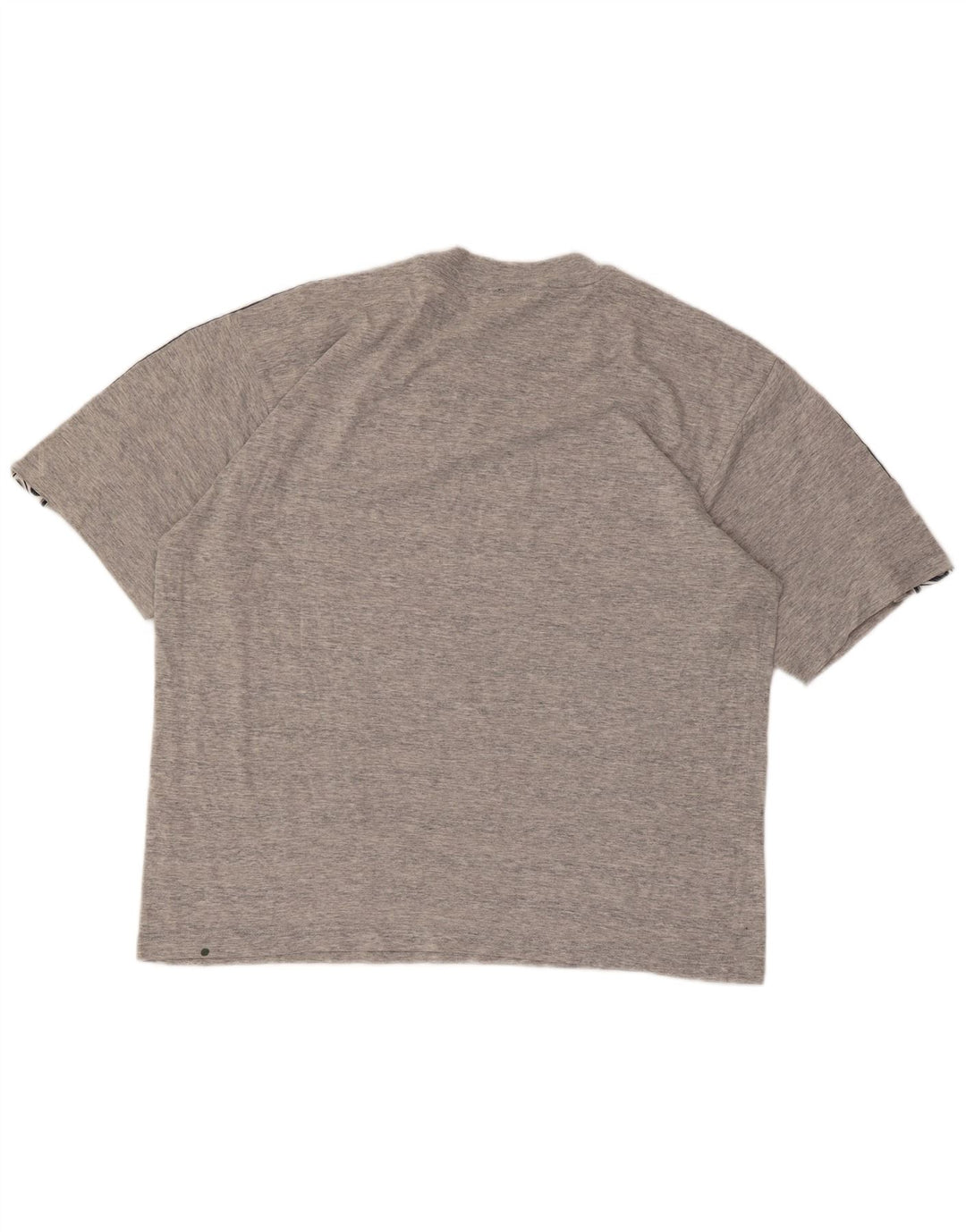 ASICS Grafisk T-shirt top til mænd, stor grå flækket bomuld