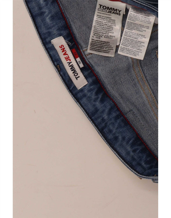 Tommy Hilfiger Herre Slim Jeans W30 L32 Blå Bomuld