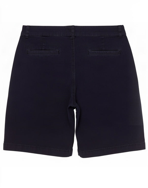 Marks & Spencer Dame Chino Shorts UK 16 Large W38 Navy Blue Bomuld