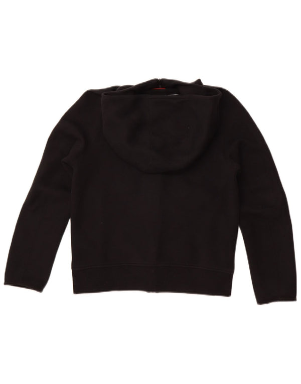 Nike hættetrøje med lynlås til drenge 10-11 år Medium Sort bomuld