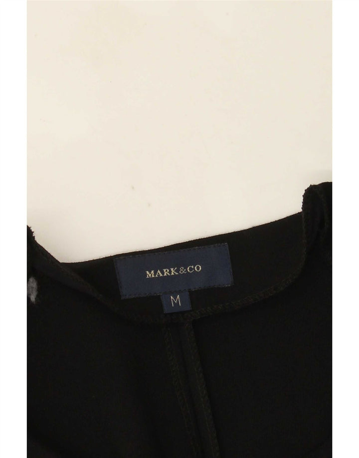 Vintage dameskjortekjole UK 12 Medium Black