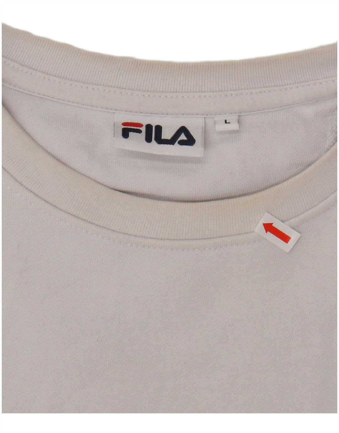 FILA Herre grafisk sweatshirt jumper stor sort Colourblock Bomuld