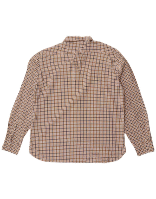 J. Crew Herre Classic Fit skjorte XL Hvid ternet bomuld