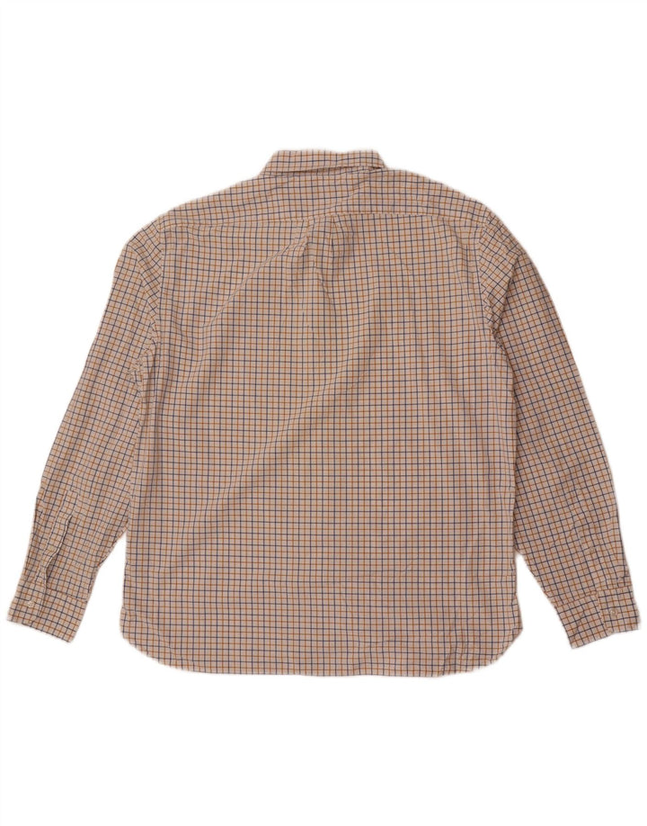J. Crew Herre Classic Fit skjorte XL Hvid ternet bomuld