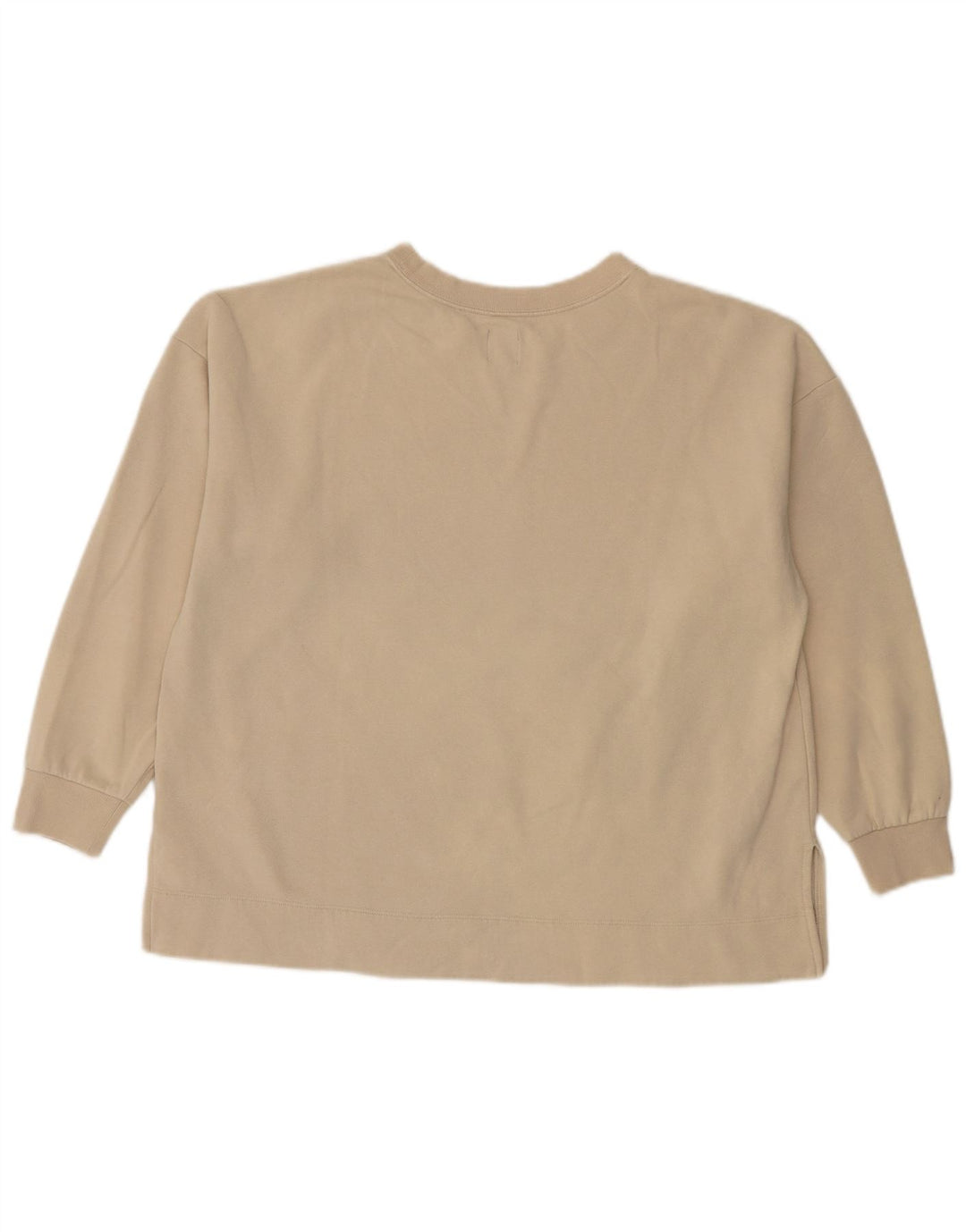 Gap Womens Oversized Sweatshirt Jumper UK 10 Small Beige Bomuld