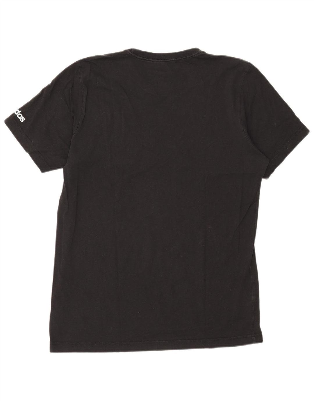 Adidas Herre grafisk T-shirt Top Medium Sort Bomuld