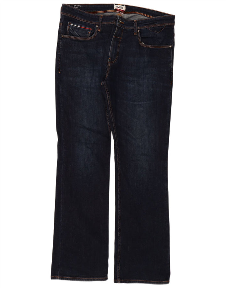 Tommy Hilfiger Herre Bootcut Jeans W38 L34 Marineblå Bomuld