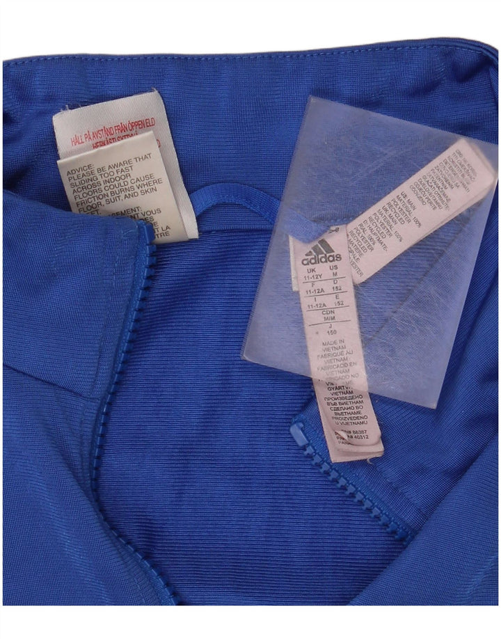 ADIDAS Træningsdragt til drenge Topjakke 11-12 år Blå Polyester