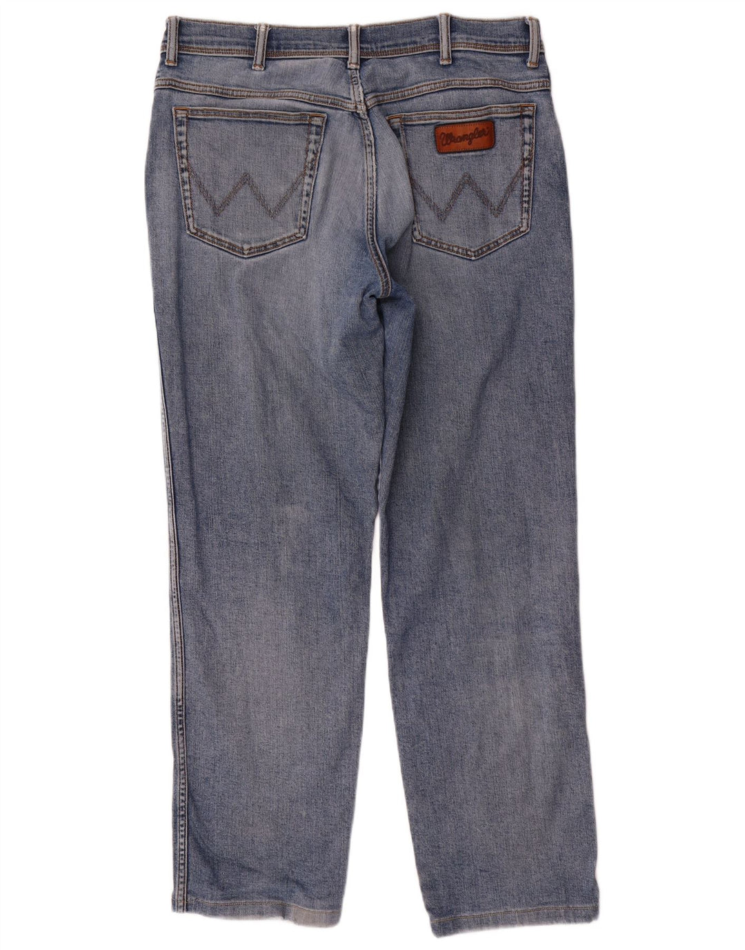 Wrangler Straight Jeans til mænd W36 L32 blå bomuld