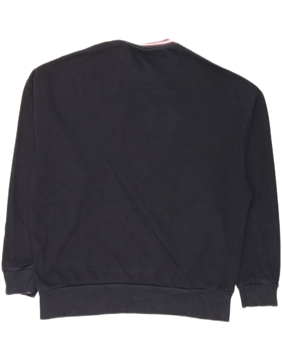 Zara Herre grafisk sweatshirt Jumper Medium Navyblå Bomuld