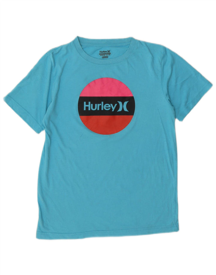 Hurley Boys Grafisk T-Shirt Top 12-13 år Blå