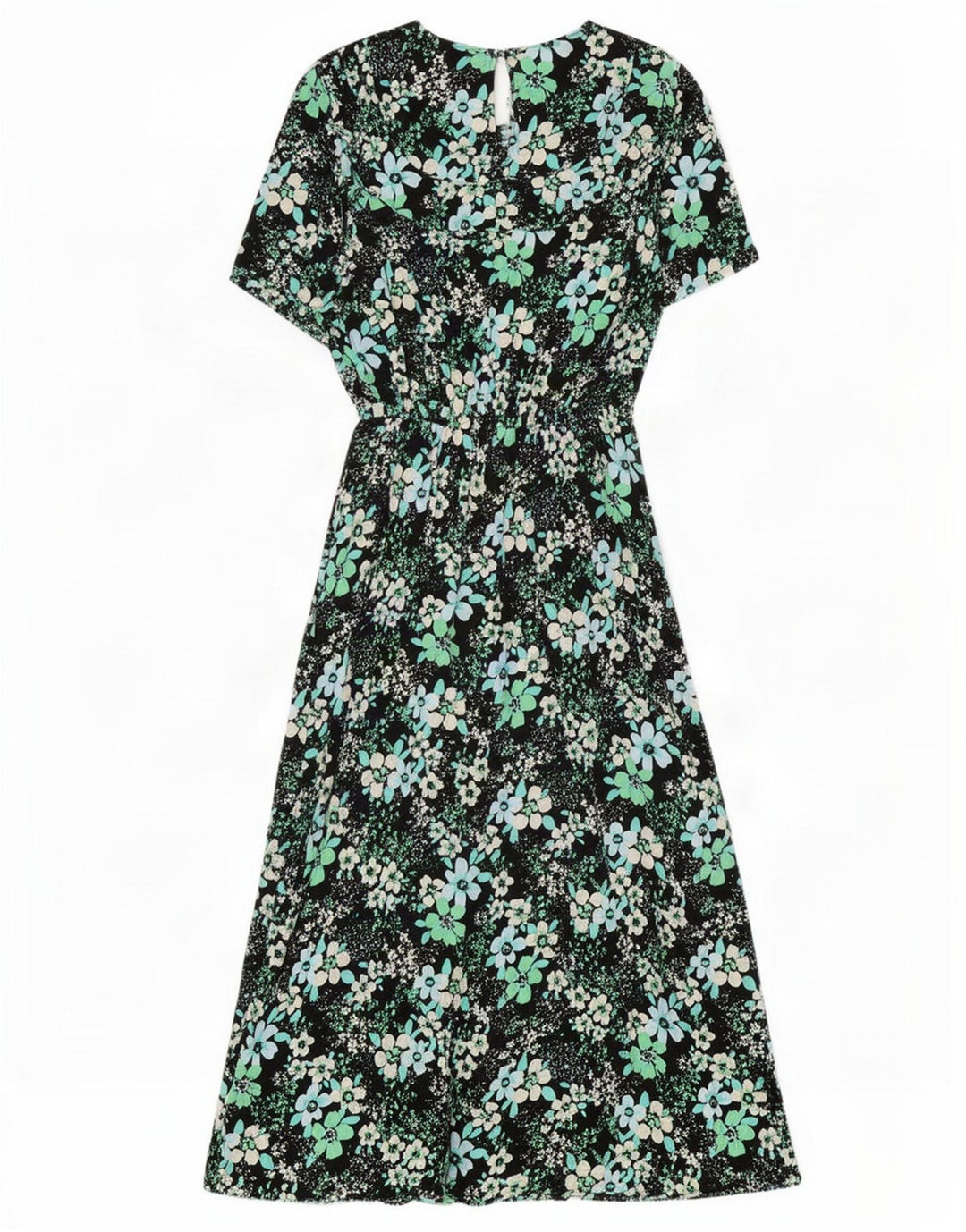 Marks & Spencer Dame Maxi Dress UK 10 Small Multicolored Floral Viscose