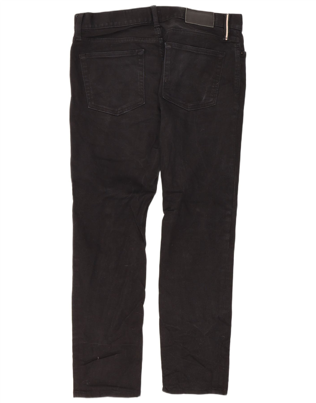 Tommy Hilfiger Herre Slim Jeans W32 L30 Sort Bomuld