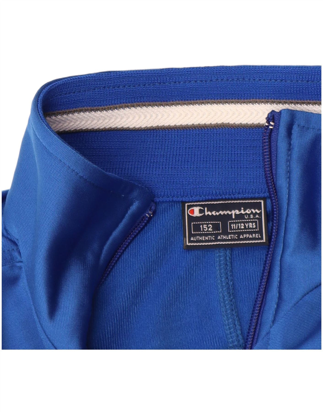CHAMPION drenge grafisk træningsdragt topjakke 11-12 år blå polyester
