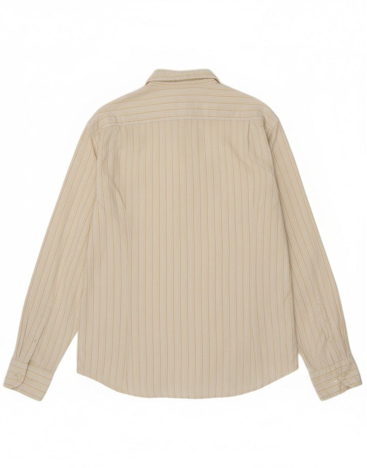 Kappa herreskjorte XL Off White Nålestribet bomuld