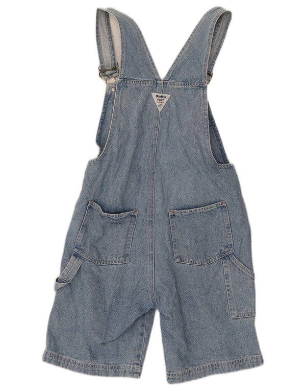 Osh Kosh Girls Dungarees Cargo Denim Shorts 7-8 år W26 Blå