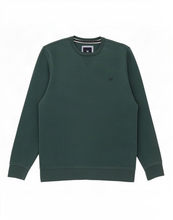 Crew Beklædning Herre Sweatshirt Jumper Stor Grøn Bomuld