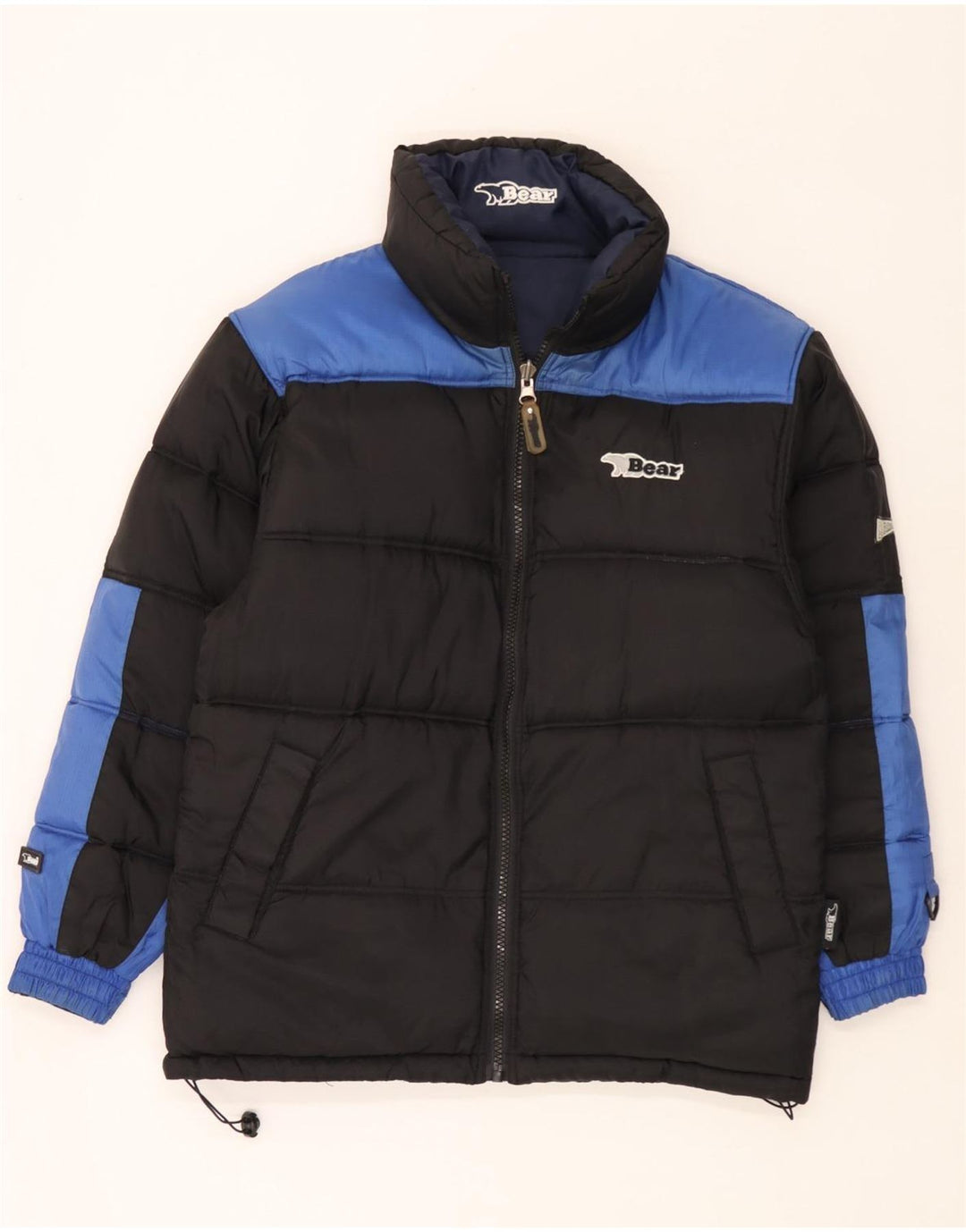 Bear Herre Vendbar polstret jakke UK 38 Medium Navy Blue Polyamid