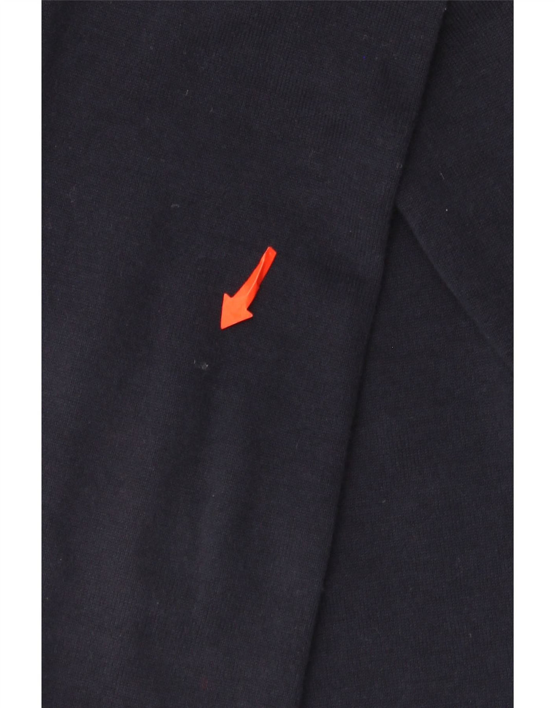 Tommy Hilfiger Herre Zip Neck Jumper Sweater Medium Navy Blue Bomuld