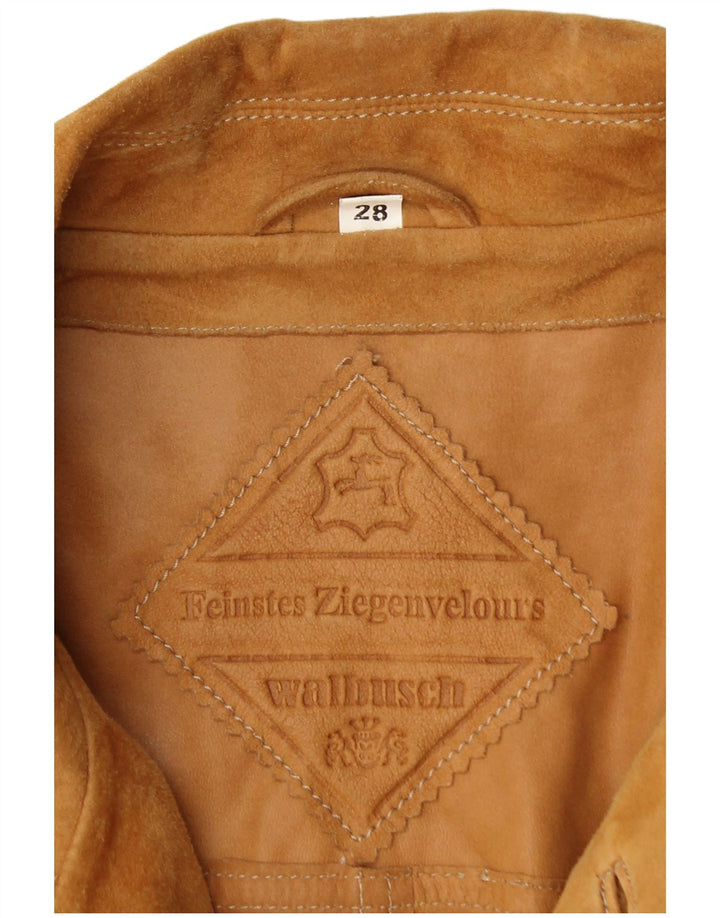 WALBUSCH Herre ruskindsjakke UK 42 XL brunt læder