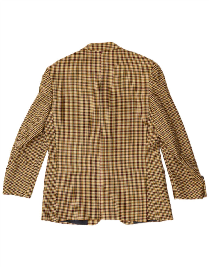 Caracciolo Herre 2-knaps blazerjakke IT 52 XL Brun Houndstooth