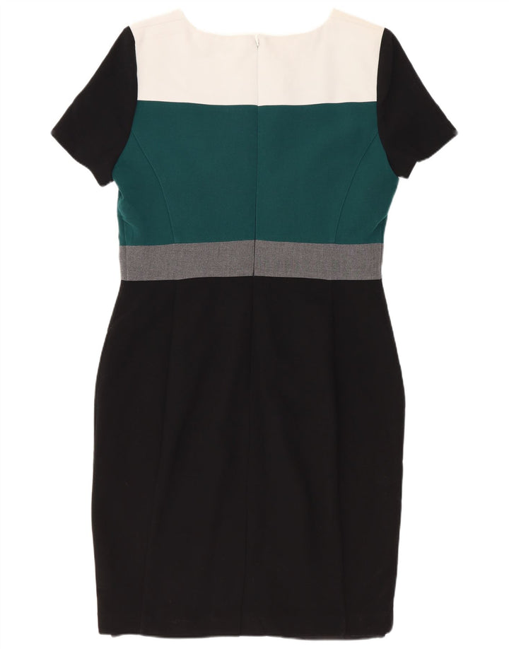 Marks & Spencer Kvinders Skedekjole UK 12 Medium Flerfarvet Colourblock