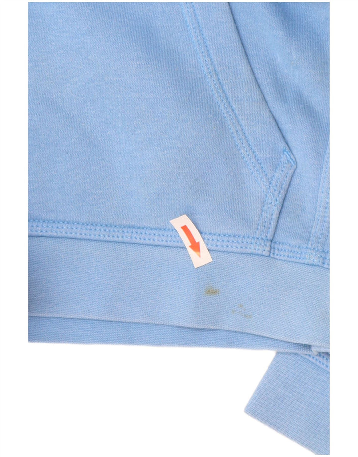 Nike Boys Hoodie Jumper 10-11 år Medium Blue Bomuld
