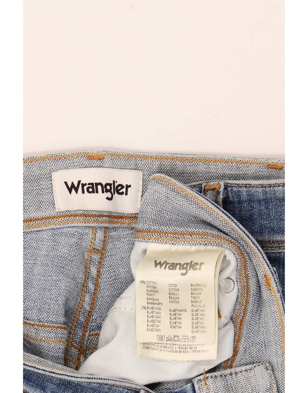 Wrangler Herre Texas Straight Jeans W34 L30 Blå Bomuld