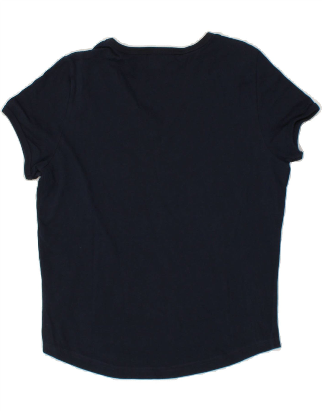 CHAMPION Womens T-Shirt Top UK 12 Medium Navy Blue Cotton Vintage Champion and Second-Hand Champion from Messina Hembry 