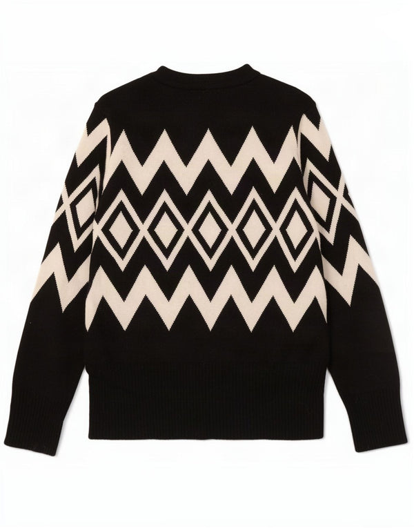 Marks & Spencer Dame sweater med rund hals DK 12 Medium Sort